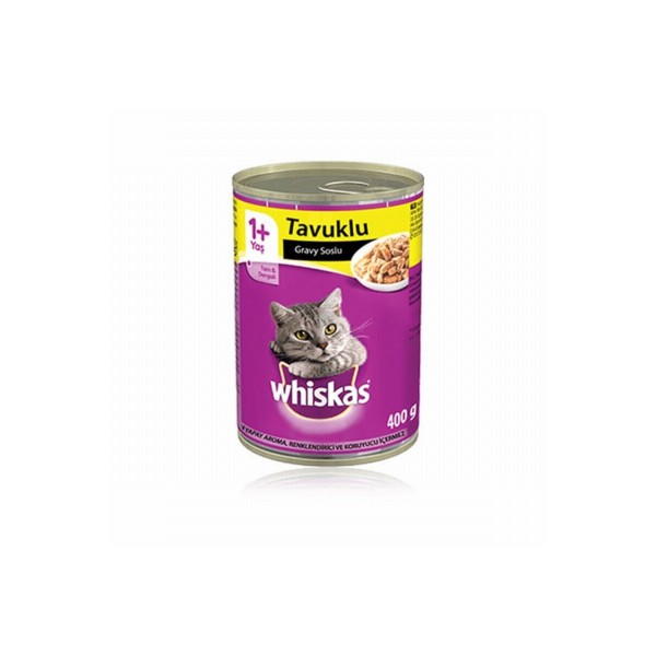 Whiskas Tavuklu Yetişkin Konserve Kedi Maması 400 gr